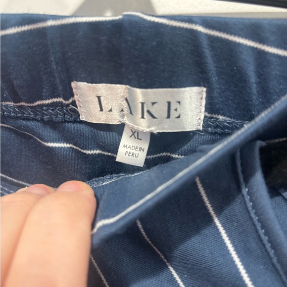LAKE Blue Striped Pajama Set NWT size XL - Picture 4 of 5